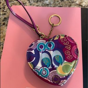 Coach Heart Coin Purse
